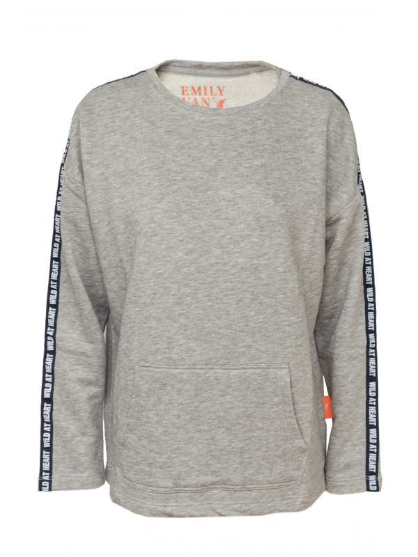 Sweatshirt grey melange