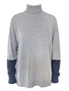 Strickpullover grey melange