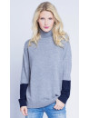 Strickpullover grey melange