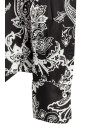 Damenbluse black white paisley von Emily van den Bergh