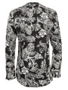 Damenbluse black white paisley von Emily van den Bergh