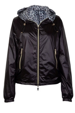 Wendejacke schwarz-leo von White Label