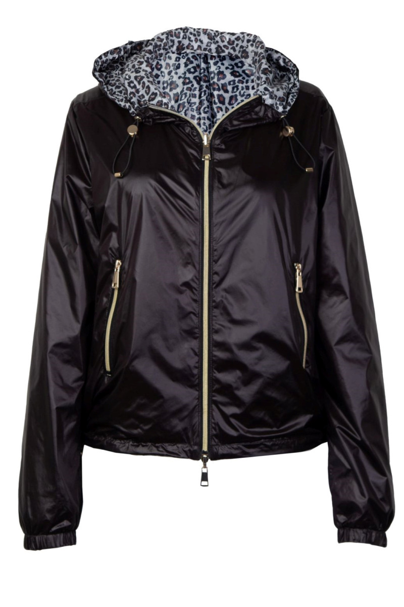 Wendejacke schwarz-leo von White Label